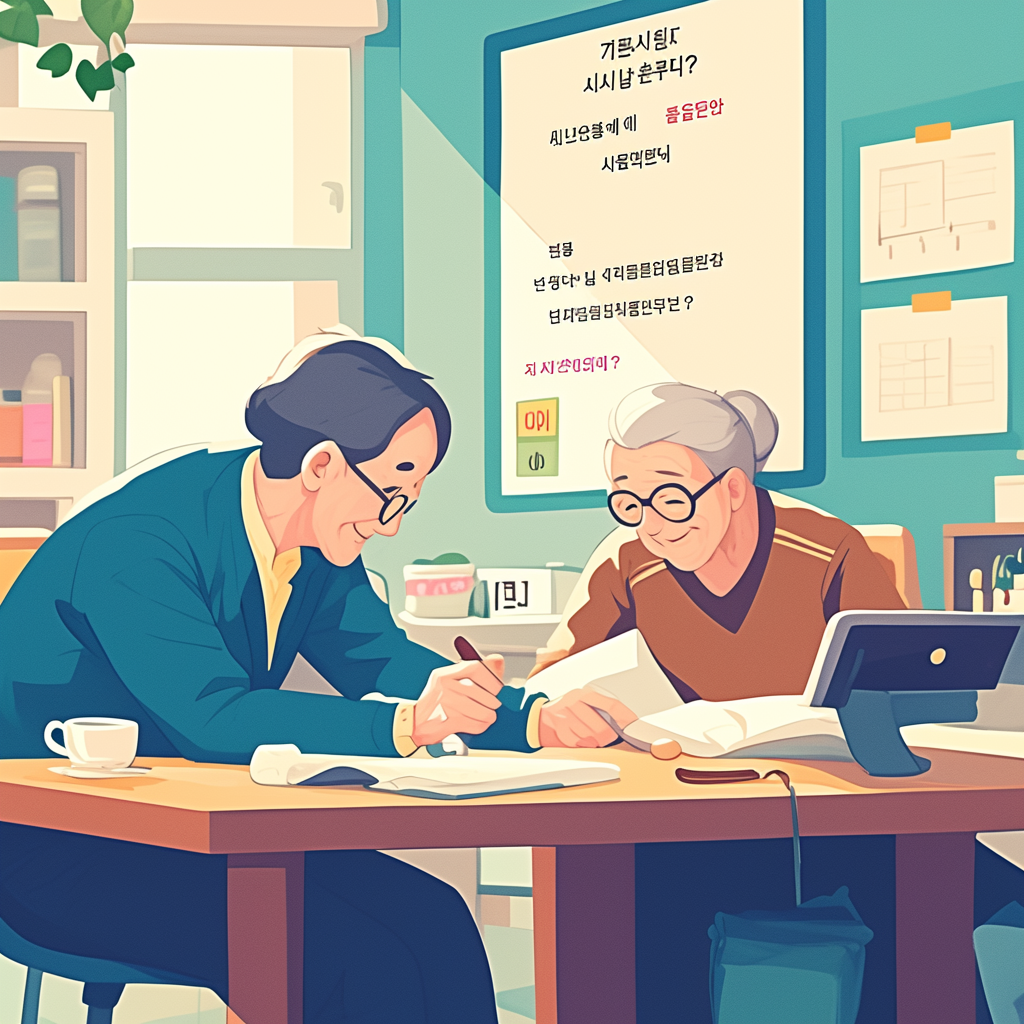 기초연금 모의계산 방법